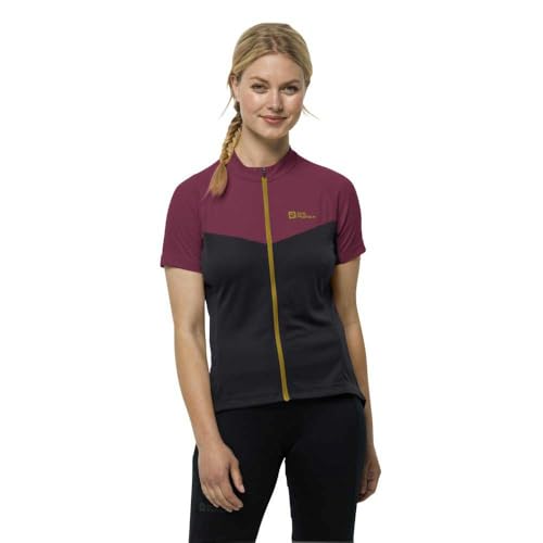 Jack Wolfskin Damen Morobbia T-Shirt, Sangria Red, M von Jack Wolfskin