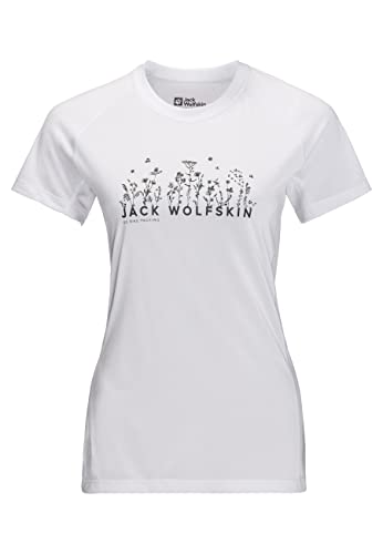 Jack Wolfskin Damen Morobbia T-Shirt, White Cloud, Small von Jack Wolfskin