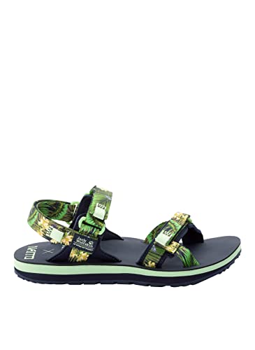 Jack Wolfskin Damen OUTFRESH Deluxe Sandal W Trekking-& Wandersandalen, Midnight Blue All Over, 37 EU von Jack Wolfskin