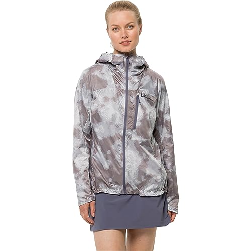 Jack Wolfskin Damen PRELIGHT Windbreaker grau M von Jack Wolfskin