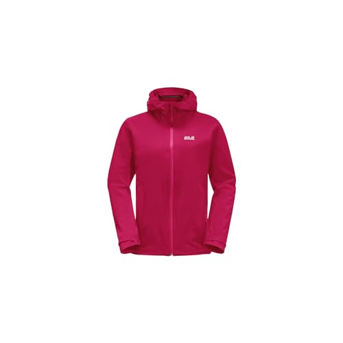 Jack Wolfskin Damen Pack & Go Shell Jacke Oberbekleidung, Cranberry, X-Large von Jack Wolfskin