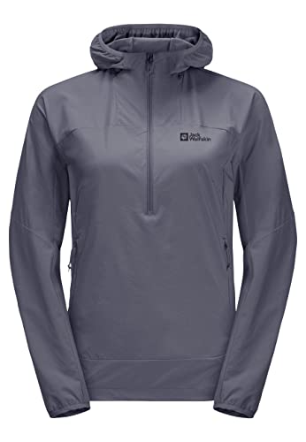 Jack Wolfskin Damen Prelight Overhead Jacke, 6179 Dolphin, L von Jack Wolfskin