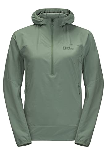 Jack Wolfskin Damen Prelight Overhead Jacke, Picnic Green, M von Jack Wolfskin