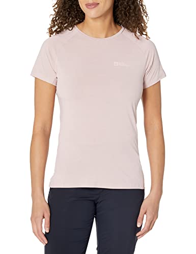 Jack Wolfskin Damen Prelight Pro T W T-Shirt, Rose Smoke, Groß von Jack Wolfskin