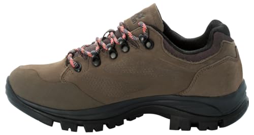 Jack Wolfskin Damen Rebellion Texapore Low W Walking-Schuh, Brown/Phantom, 41 EU von Jack Wolfskin