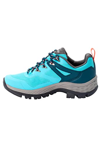 Jack Wolfskin Damen Rebellion Guide Texapore Low W, Turquoise / Coral, 43 EU von Jack Wolfskin