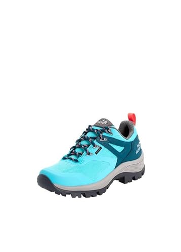 Jack Wolfskin Damen Rebellion Guide Texapore Low W, Turquoise / Coral, 39.5 EU von Jack Wolfskin