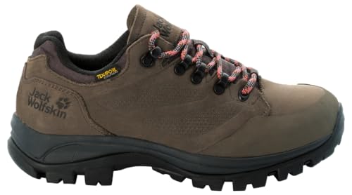 Jack Wolfskin Damen Rebellion Texapore Low W Walking-Schuh, Brown/Phantom, 42.5/43 EU von Jack Wolfskin