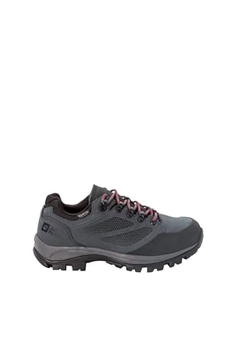 Jack Wolfskin Damen Rebellion Texapore Low W, Grey / Red, 42.5 EU von Jack Wolfskin