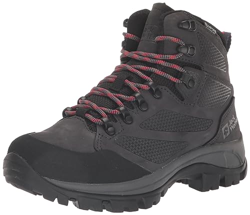 Jack Wolfskin Damen Rebellion Texapore Mid W, Grey / Red, 35.5 EU von Jack Wolfskin