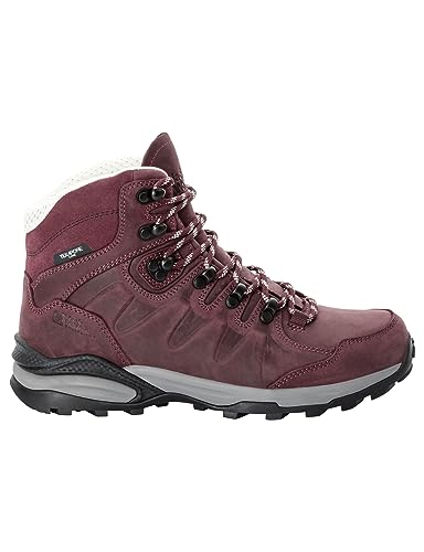 Jack Wolfskin Damen Refugio Prime Texapore MID W Wanderschuh, Dark Maroon, 37.5 EU von Jack Wolfskin