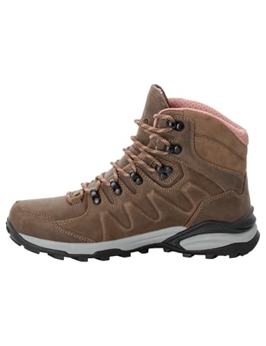 Jack Wolfskin Damen Refugio Prime Texapore MID W Wanderschuh, Fawn, 40.5 EU von Jack Wolfskin