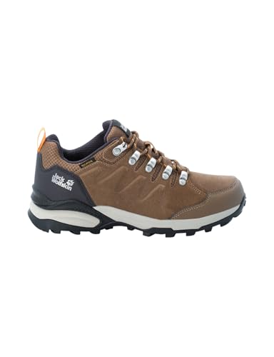 Jack Wolfskin Damen Refugio Texapore Low W, Brown / Apricot, 39.5 EU von Jack Wolfskin