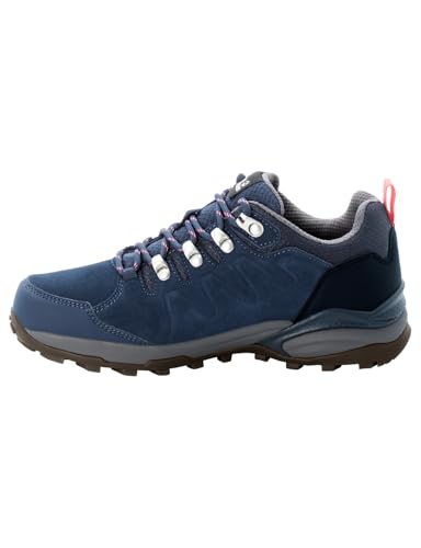 Jack Wolfskin Damen Refugio Texapore Low Walking Schuh, Dark Blue Grey, 37.5 EU von Jack Wolfskin