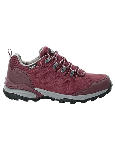 Jack Wolfskin Damen Refugio Texapore Low W Wanderschuh, Dark Maroon, 37.5 EU von Jack Wolfskin