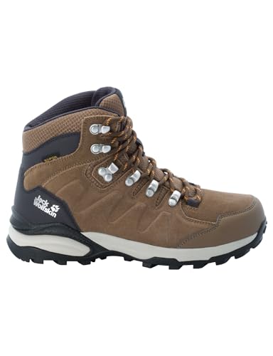 Jack Wolfskin Damen Refugio Texapore Mid W, Brown / Apricot, 36 EU von Jack Wolfskin