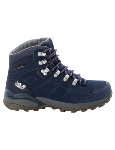 Jack Wolfskin Damen Refugio Texapore Mid W, Dark Blue / Grey, 39 EU von Jack Wolfskin