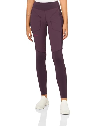Jack Wolfskin Damen Salmaser Leggings, Grapevine, XL von Jack Wolfskin
