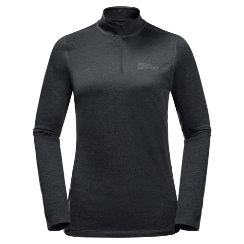 Jack Wolfskin Damen Sky Thermal Sweatshirt, Black, L von Jack Wolfskin