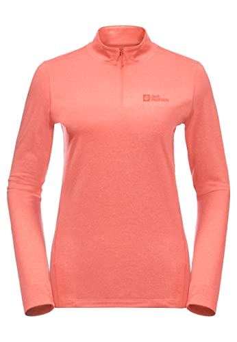 Jack Wolfskin Damen Sky Thermal Sweatshirt, Hot Coral, XL von Jack Wolfskin