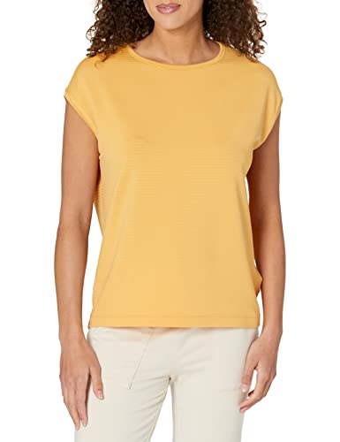 Jack Wolfskin Damen Sommerwald T W T-Shirt, Honey Yellow, Groß von Jack Wolfskin