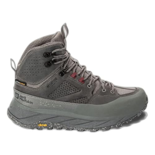 Jack Wolfskin Damen TERRAQUEST Texapore MID W Wanderschuh, Smokey Grey, 41 EU von Jack Wolfskin