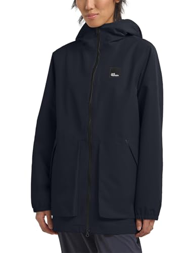 Jack Wolfskin Damen TERRAVIEW 2L W Parka, Dark Navy, XS von Jack Wolfskin