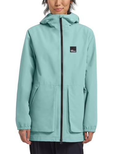 Jack Wolfskin Damen TERRAVIEW 2L W Parka, Soft Jade, XXL von Jack Wolfskin
