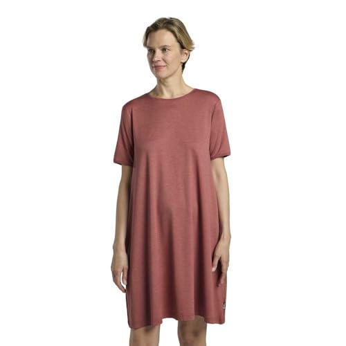 Jack Wolfskin Damen TRAVEL Dress Lässiges Kleid, Mineral red Heather, M Jack Wolfskin Damen TRAVEL Dress Lässiges Kleid, Mineral red Heather, M von Jack Wolfskin