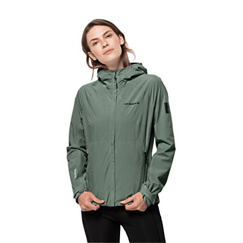 Jack Wolfskin Damen Tasman Peak JKT W Oberbekleidung, Hecke grün, XXL von Jack Wolfskin