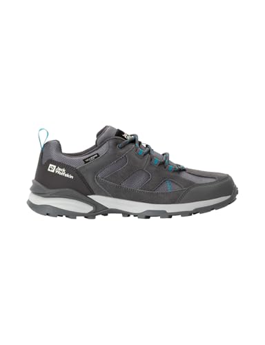 Jack Wolfskin Damen Trail Hiker Texapore Low W Wanderschuh, Tarmac Grey/Light Blue, 42.5 EU von Jack Wolfskin