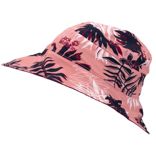 Jack Wolfskin Damen Victoria Leaf Chapeau Strickmütze, (Rose Quartz All Over), (Herstellergröße: Medium) von Jack Wolfskin