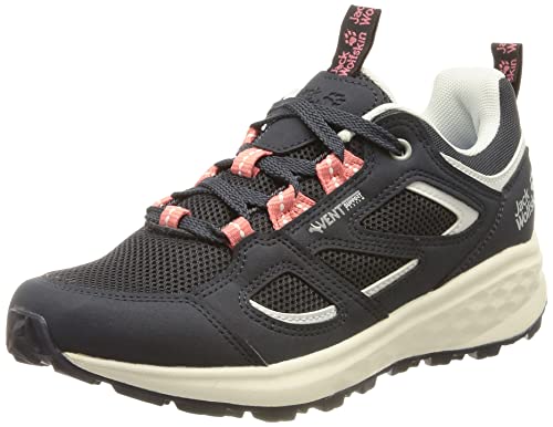 Jack Wolfskin Damen Vojo 3 Vent Low W Sneaker, Dark Blue/Pink, 39.5 EU von Jack Wolfskin