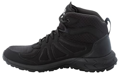 Jack Wolfskin Damen Woodland 2 Texapore Mid W Sneaker, Black/Grey, 40 EU von Jack Wolfskin