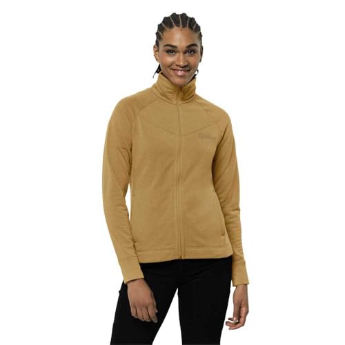 Jack Wolfskin Damen Waldsee Fleecejacke, Honey Yellow, XL von Jack Wolfskin