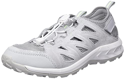 Jack Wolfskin Damen Woodland 2 Hybrid Low W Sneaker, Grey/Light Green, 37.5 EU von Jack Wolfskin