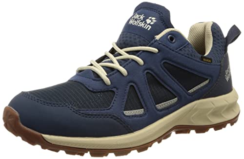 Jack Wolfskin Damen Woodland 2 Texapore Low W Sneaker, Dark Blue/Beige, 37.5 EU Jack Wolfskin Damen Woodland 2 Texapore Low W Sneaker, Dark Blue/Beige, 37.5 EU von Jack Wolfskin