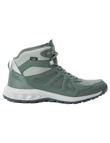 Jack Wolfskin Damen Woodland 2 Texapore MID W Walking-Schuh, Hedge Green, 35.5 EU von Jack Wolfskin