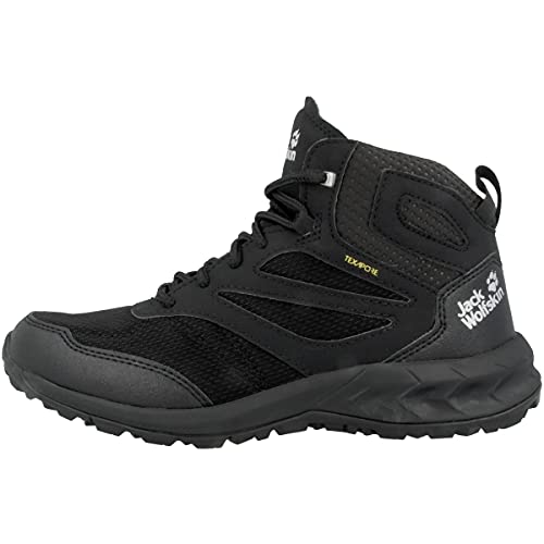 Jack Wolfskin Damen Woodland Texapore MID W Outdoorschuhe, Black, 39.5 EU von Jack Wolfskin