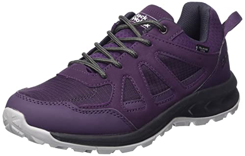 Jack Wolfskin Damen Woodland 2 Texapore Low W, Purple / Phantom, 40 EU von Jack Wolfskin