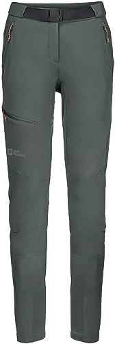 Jack Wolfskin Damen Ziegspitz Hose, Slate Green, 42 von Jack Wolfskin