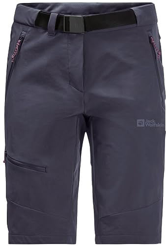 Jack Wolfskin Damen Ziegspitz Shorts, Graphite, 38 von Jack Wolfskin