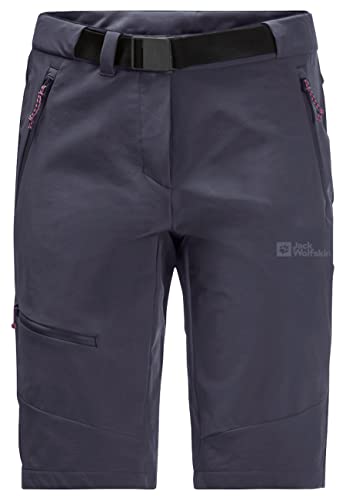 Jack Wolfskin Damen Ziegspitz Shorts, Graphite, 38 von Jack Wolfskin