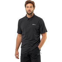 Jack Wolfskin Delgami Polo Men Poloshirt Herren 3XL schwarz black von Jack Wolfskin