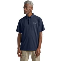 Jack Wolfskin Delgami Polo Men Poloshirt Herren M blue night blue von Jack Wolfskin