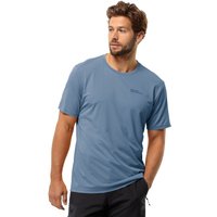 Jack Wolfskin Delgami S/S Men Funktionsshirt Herren XL elemental blue elemental blue von Jack Wolfskin