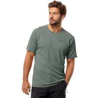 Jack Wolfskin Delgami S/S Men Funktionsshirt Herren XL hedge green hedge green von Jack Wolfskin