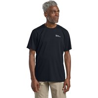 Jack Wolfskin Delgami S|S Men Funktionsshirt Herren XXL black black von Jack Wolfskin