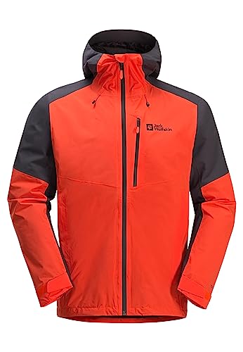 Jack Wolfskin Damen Eagle Peak 2l JKT M Jacke, Starkes Rot, Small von Jack Wolfskin