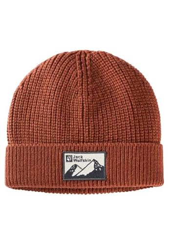 Jack Wolfskin EDO Badge Beanie Carmine One Size von Jack Wolfskin